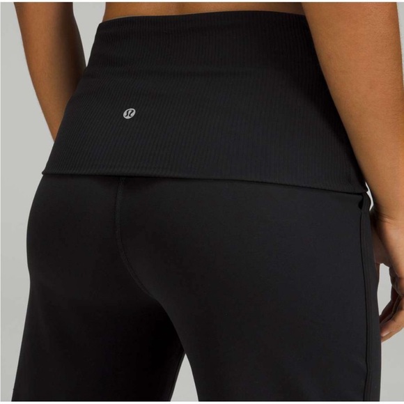 BOGO! Lululemon Align Ribbed Waist Cropped Jogger Black Size 8 - Picture 11 of 11